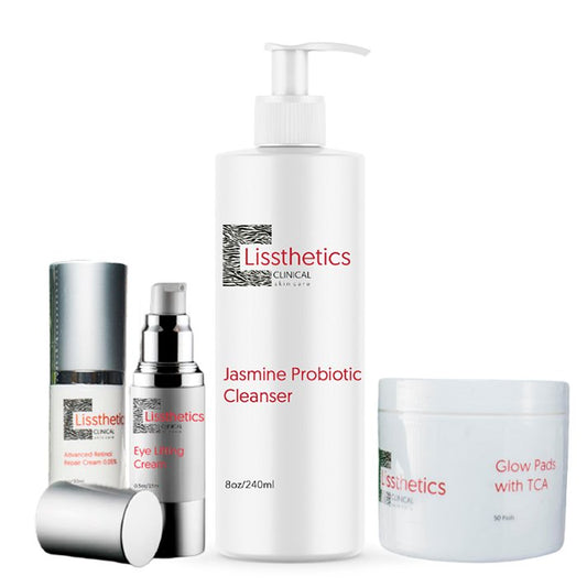 Anti Aging Kit + Daily Cleanser - Medical Grade Skin Care - Lissthetics Clinical Skincare